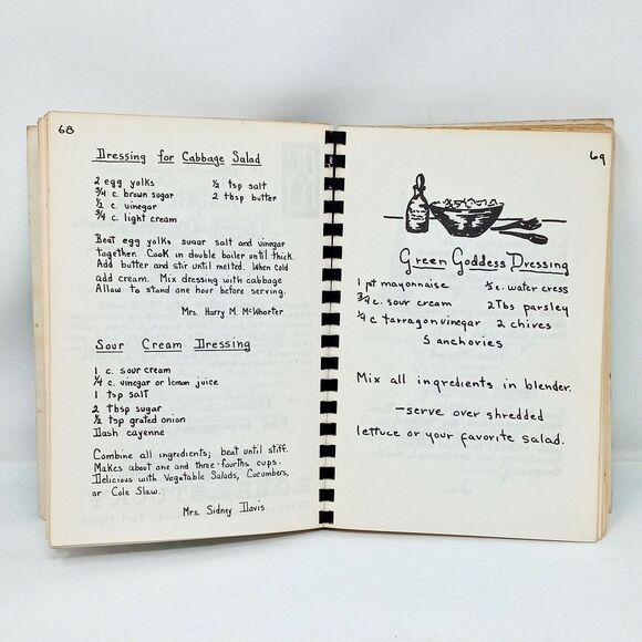 Fort Myers Cookbook Recipes (1975 Revised Vintage Spiral Bound Paperback) - Picture 7 of 9
